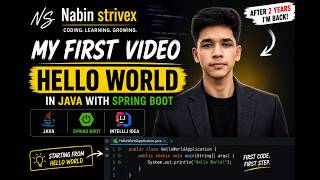 I’m Back After 2 Years! | My First Java Code | Nabin StriveX |