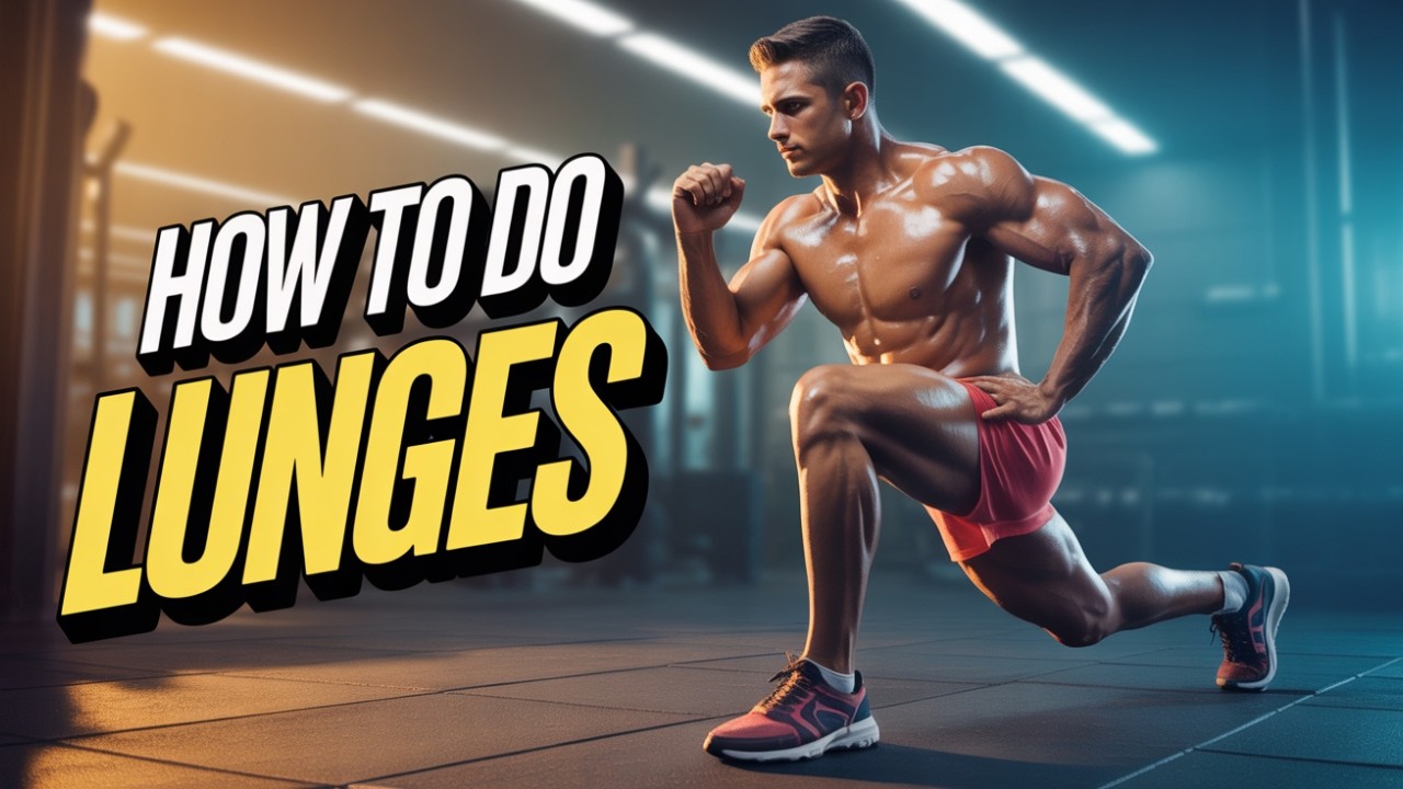 How to Do Lunges Correctly for Strong Legs and Glutes at Home - YouTube
