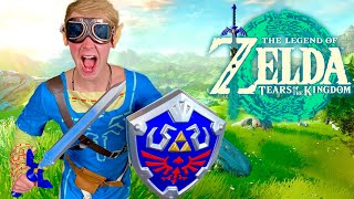 Playing The Legend Of Zelda Tears Of The Kingdom In Real Life