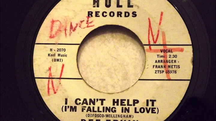 Dee Ervin - I Can't Help It (I'm Falling In Love) ...
