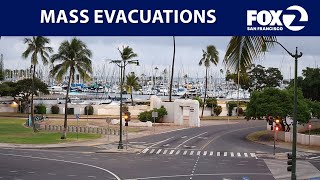 Tsunami warning in Hawaii prompts mass evacuations to higher ground | KTVU