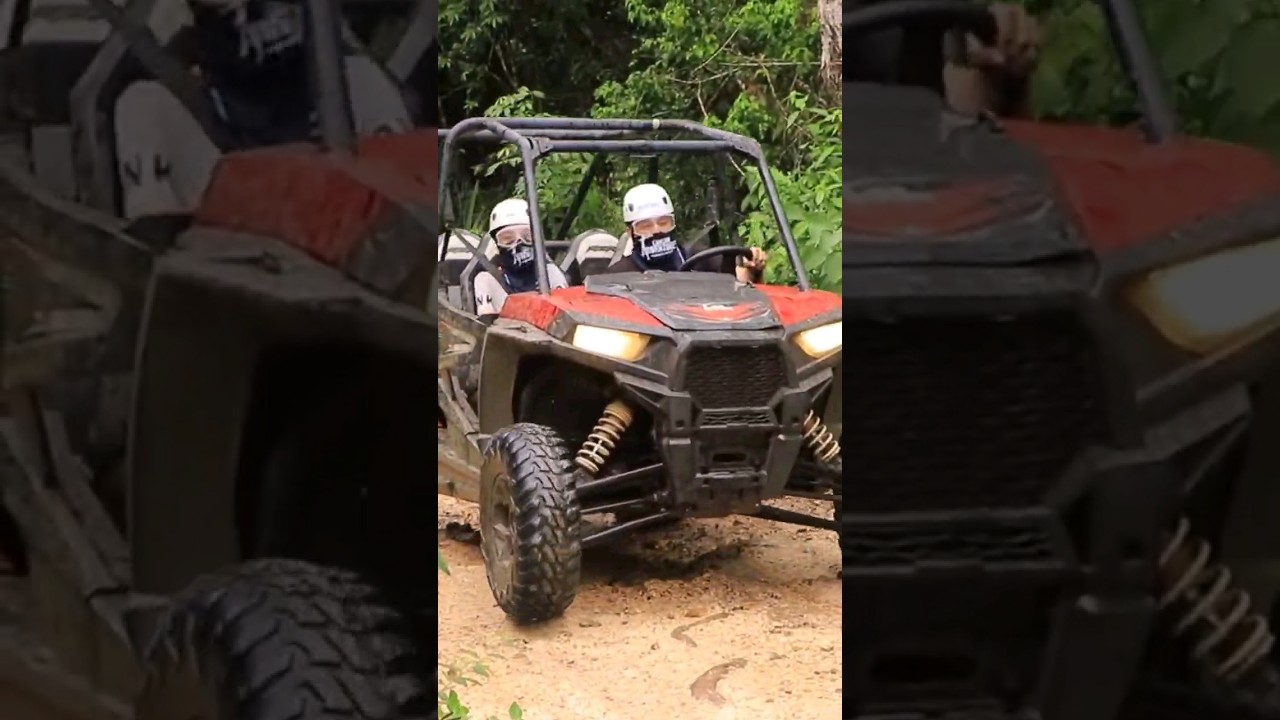Offroad with razers in the jungle in cancun. Cancun adventures 