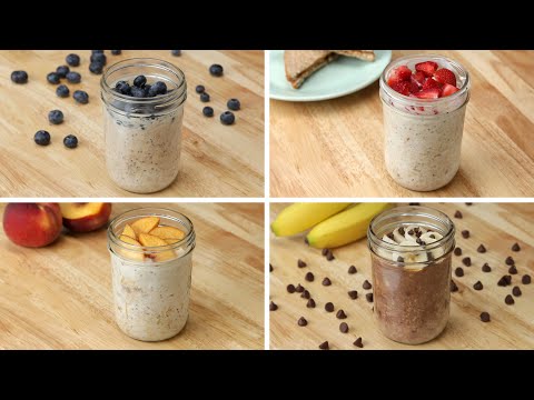 Kid-Friendly Overnight Oats 4 Ways