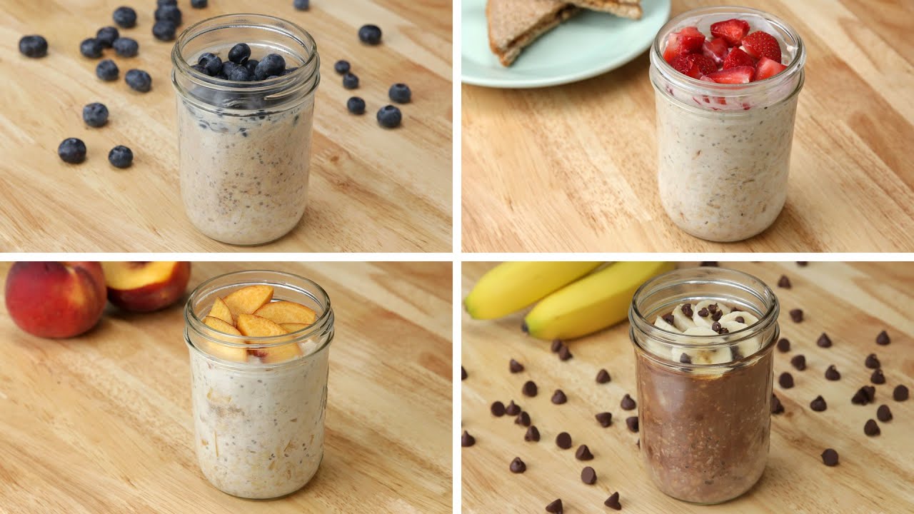 Kid-Friendly Overnight Oats 4 Ways