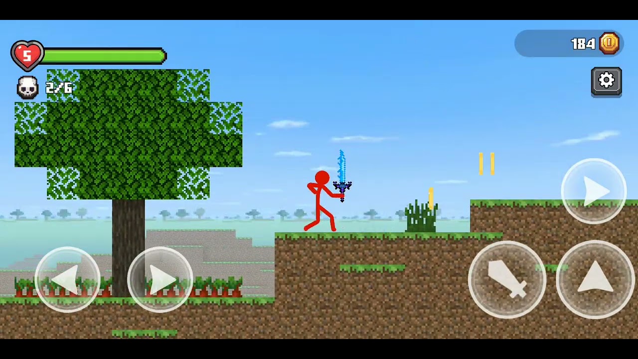 Stickman Vs craftman  video