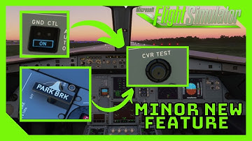 CVR Test Button EXPLAINED | NEW FEATURE | Microsoft Flight Simulator | A32NX | Recorder Panel