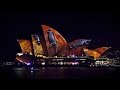 Vivid light festival 2016 Sydney Opera House full hd 50fps Australia