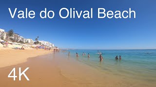 Vale do Olival Beach - Algarve, Portugal - Virtual Walking - 4K UHD