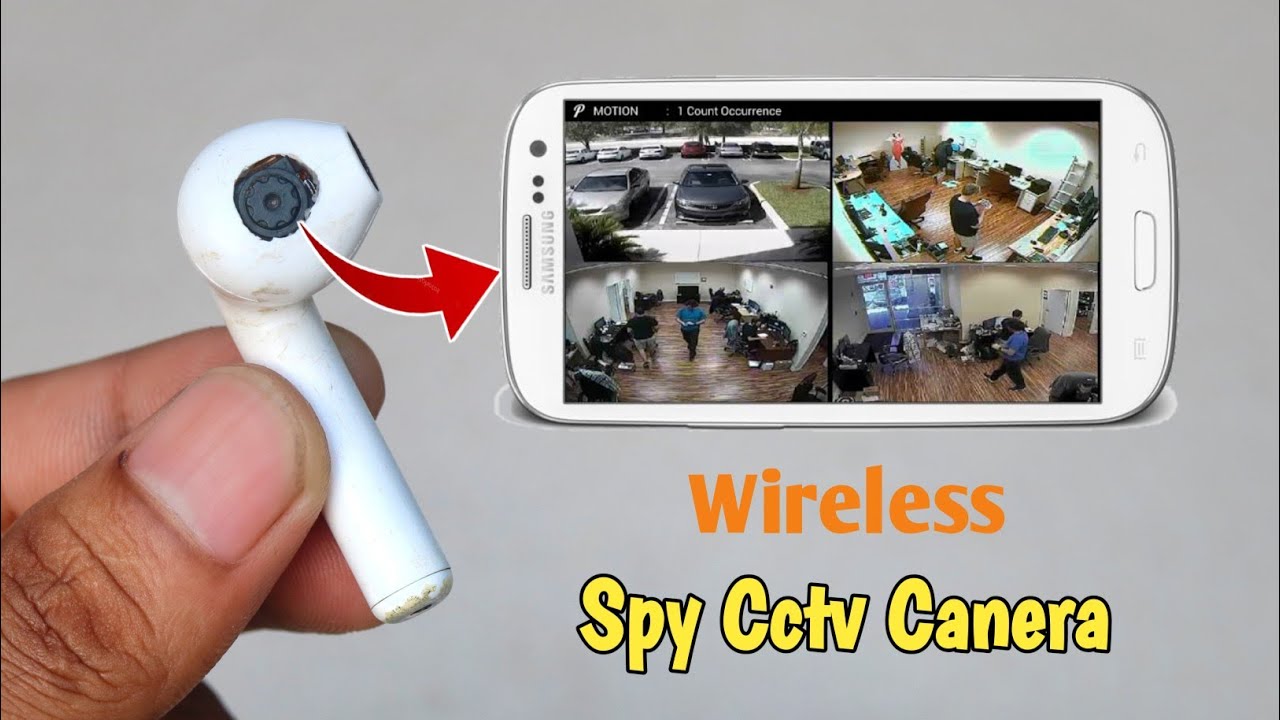 How To Make Mini Wireless Spy Cctv Camera - Using Old Mobile Camera 