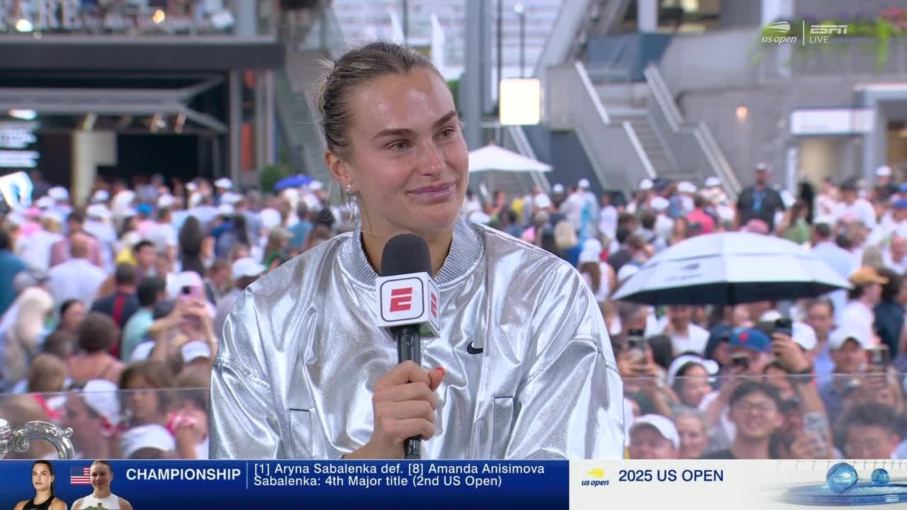 'I feel like the happiest person on earth' - Aryna Sabalenka after back-to-back US Open titles