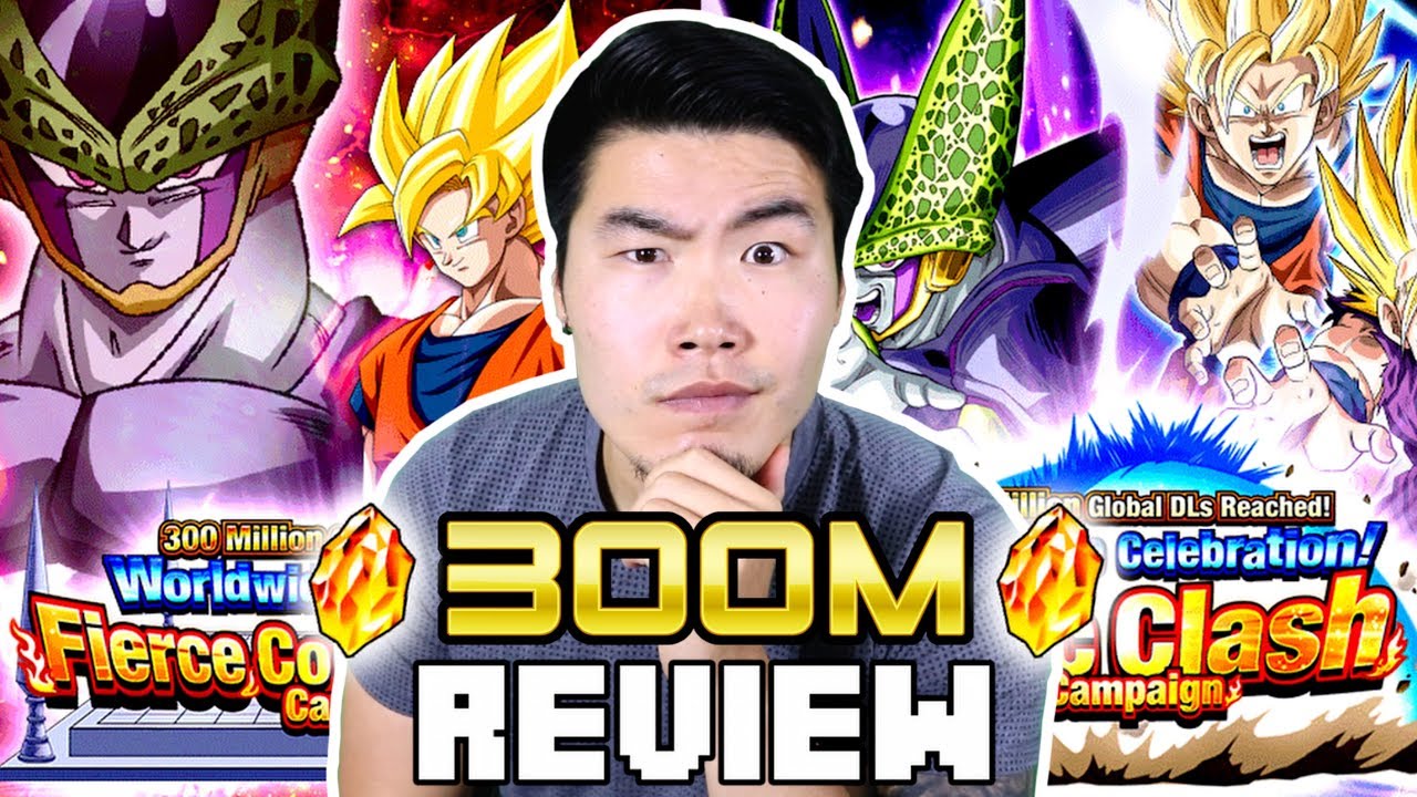 MY REVIEW OF THE 300M DOWNLOADS CELEBRATION SO FAR! | Dragon Ball Z Dokkan Battle