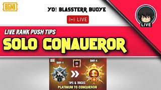 Platinum To Conqueror Rank Push LIVE @blassterr