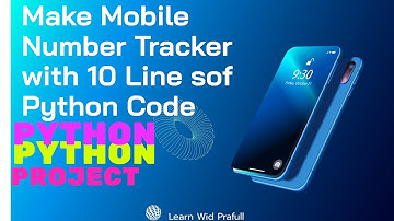 Phone Number Tracker | Python Project | phonenumber module deatails |#pythonprojects #python