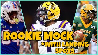 2021 DYNASTY ROOKIE MOCK DRAFT (With Surprising Landing Spots)