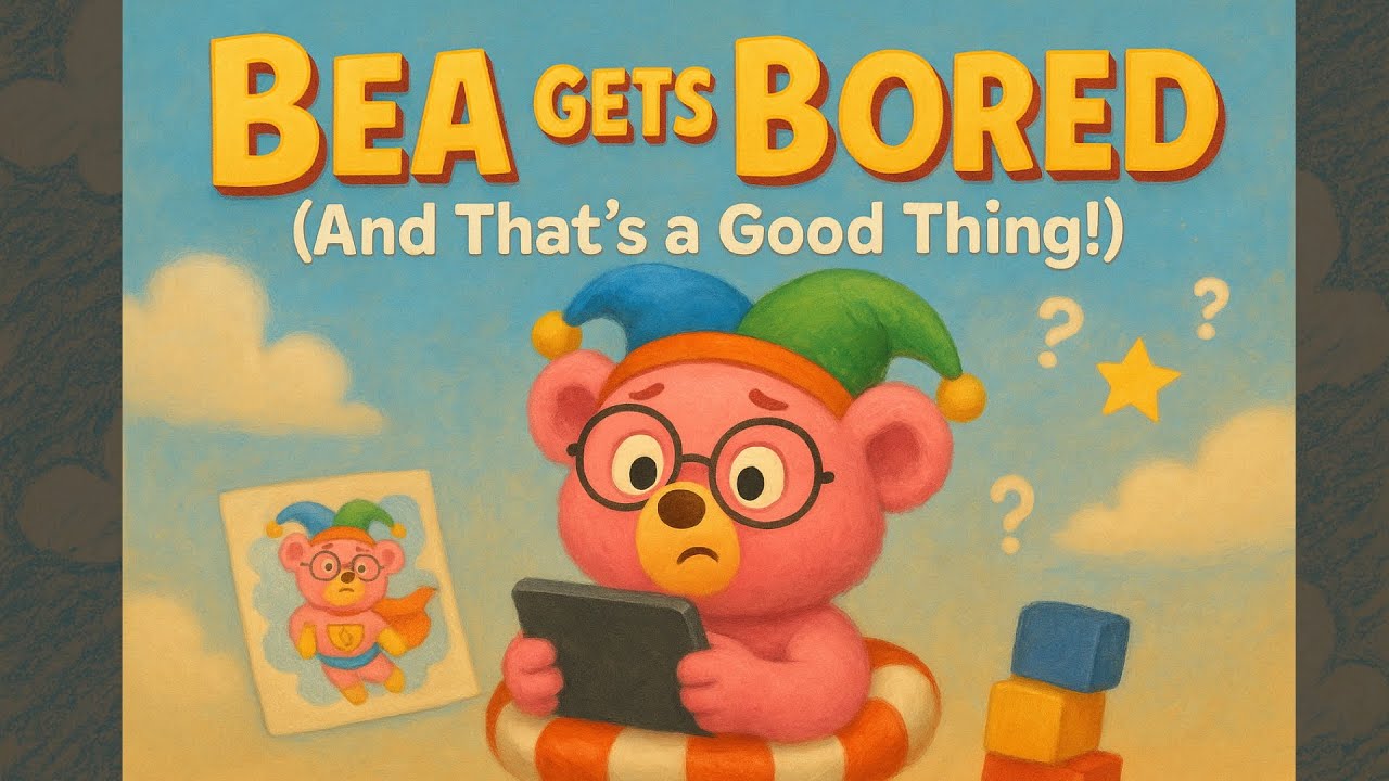 Bea Gets Bored (And That's a Good Thing!) | Kids Story About Screen Time, Creativity & Helping