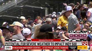 Potential for severe weather to impact Indy 500