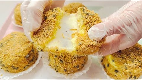 The meat floss cake that can be brushed, it is super satisfying to bite down~