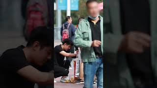 "You're doing a really great thing." (Social Experiment) “你在做一项很伟大的事。” #shorts