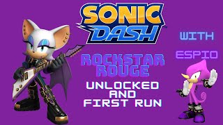 Sonic Dash Rockstar Rouge Unlocked And Game Play