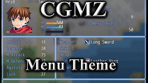 [CGMZ] Menu Theme for RPG Maker MZ