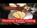 Yummy ! Omelette Kabab | Yadav Omelette Center , Surat City | Indian Street Food 2018