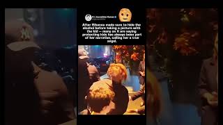 After Rihanna made sure to hide the alcohol before taking a picture with the kid #rihanna