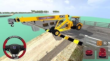 Speed Breaker in Bus Simulator Indonesia - JCB crane Driving Games For Bussid - Android Games 