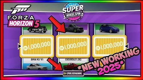 *WERKT* Forza Horizon 5 *ONBEPERKTE SUPER WHEELSPINS GLITCH!* SNELLE EXPLOIT!* *WERKT NOG STEEDS ...