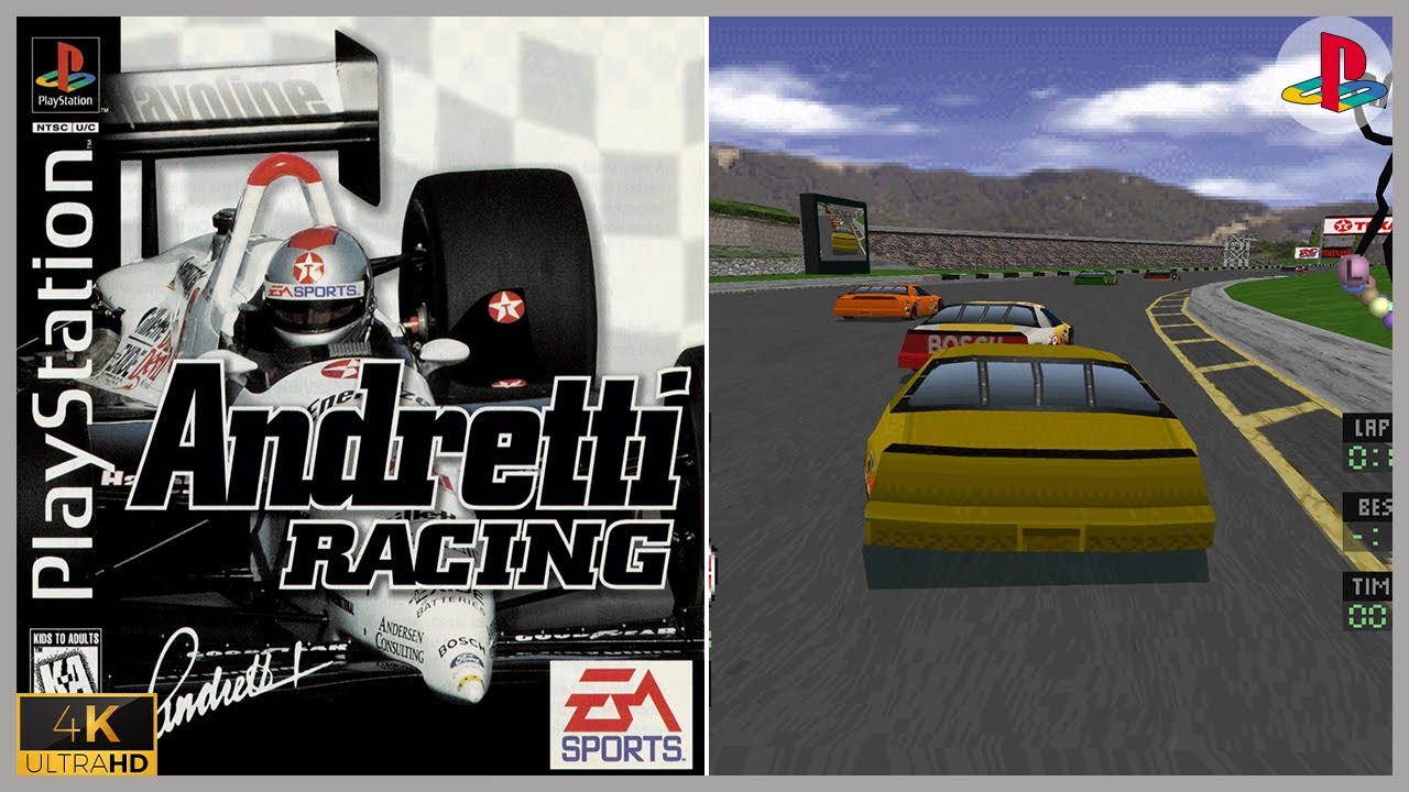 PS1 First Look [136] | Andretti Racing (US) (1996) | 4K 2160p - YouTube