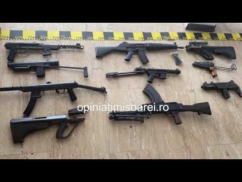 Fabrica de arme langa Timisoara. Mitraliere facute cu imprimante 3D, gasite in casa unui irakian