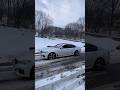 BMW 740d Xdrive は瞬時にフロントが駆動！ #bmw7 #雪道走行 #740d