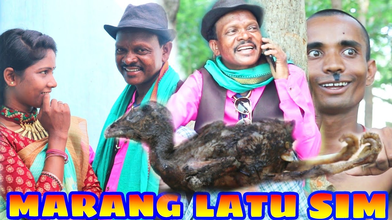 MARANG LATU SIM SANTHALI COMEDY VIDEO 2022/BIKRAM MARANDI/SANTOSH MURMU/SEFHALI