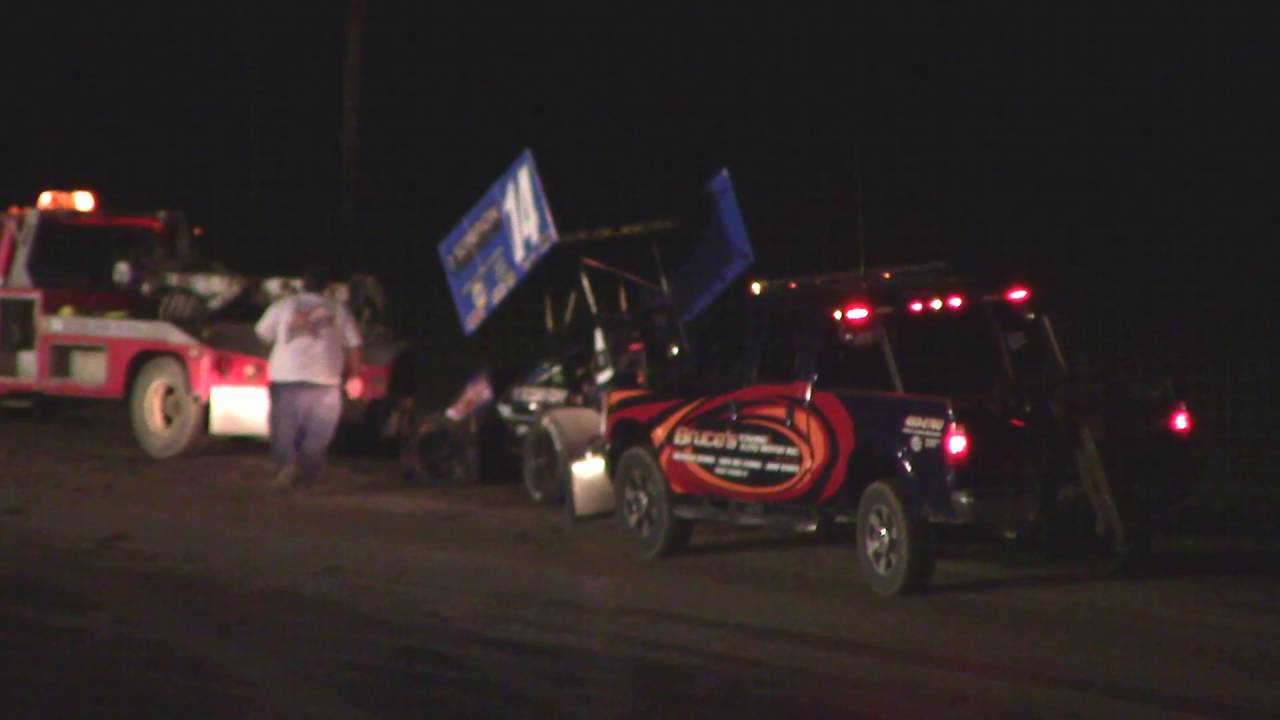91016 ESS Sprint Car Feature CanAm Speedway in Lafargeville NY