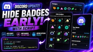 Information 😱 HOW TO UNLOCK HIDE BADGES EARLY WITH A SCRIPT! | BEFORE OFFICIAL RELEASE News