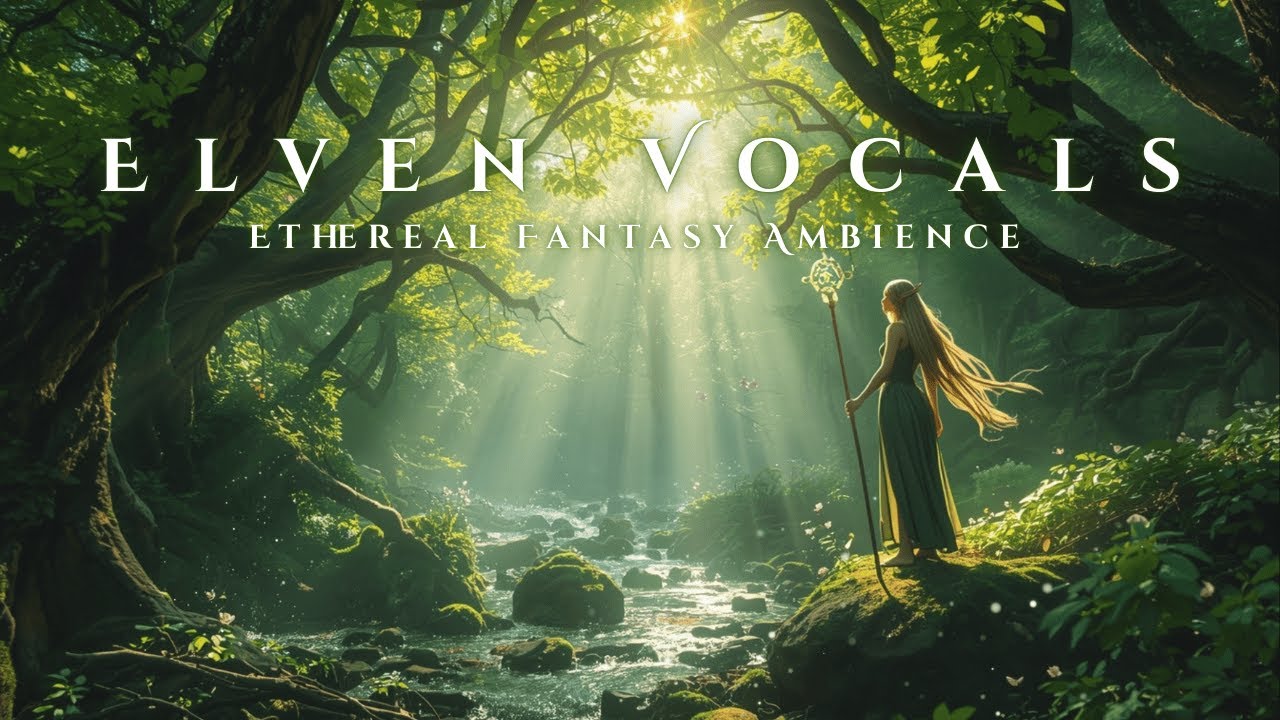 Elven Vocal Ambience | Ethereal Forest Atmosphere for Reading, Writing & D&D