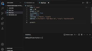 Python Day 2 - Variables