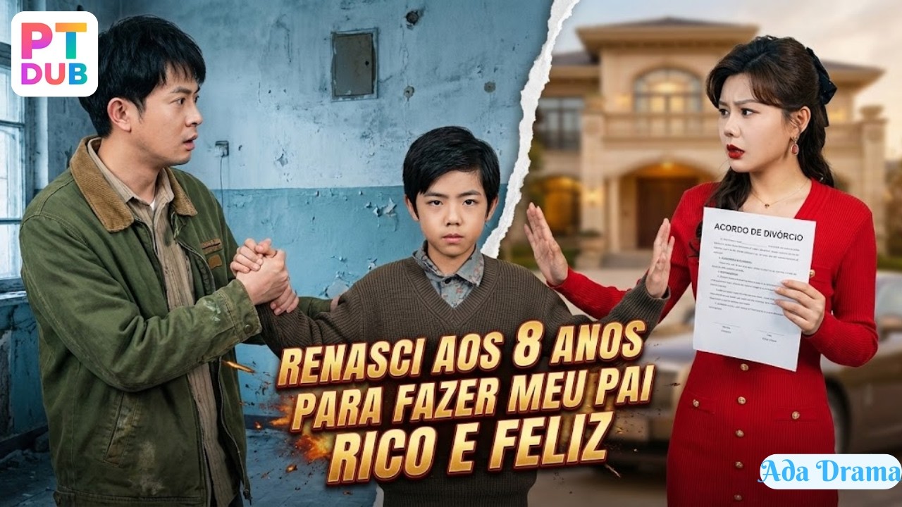 Traído pela mãe, o bilionário renasce criança e escolhe o pai para mudar o destino!