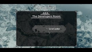 How to: Skyrim's Hidden Developers Room (PC ONLY)