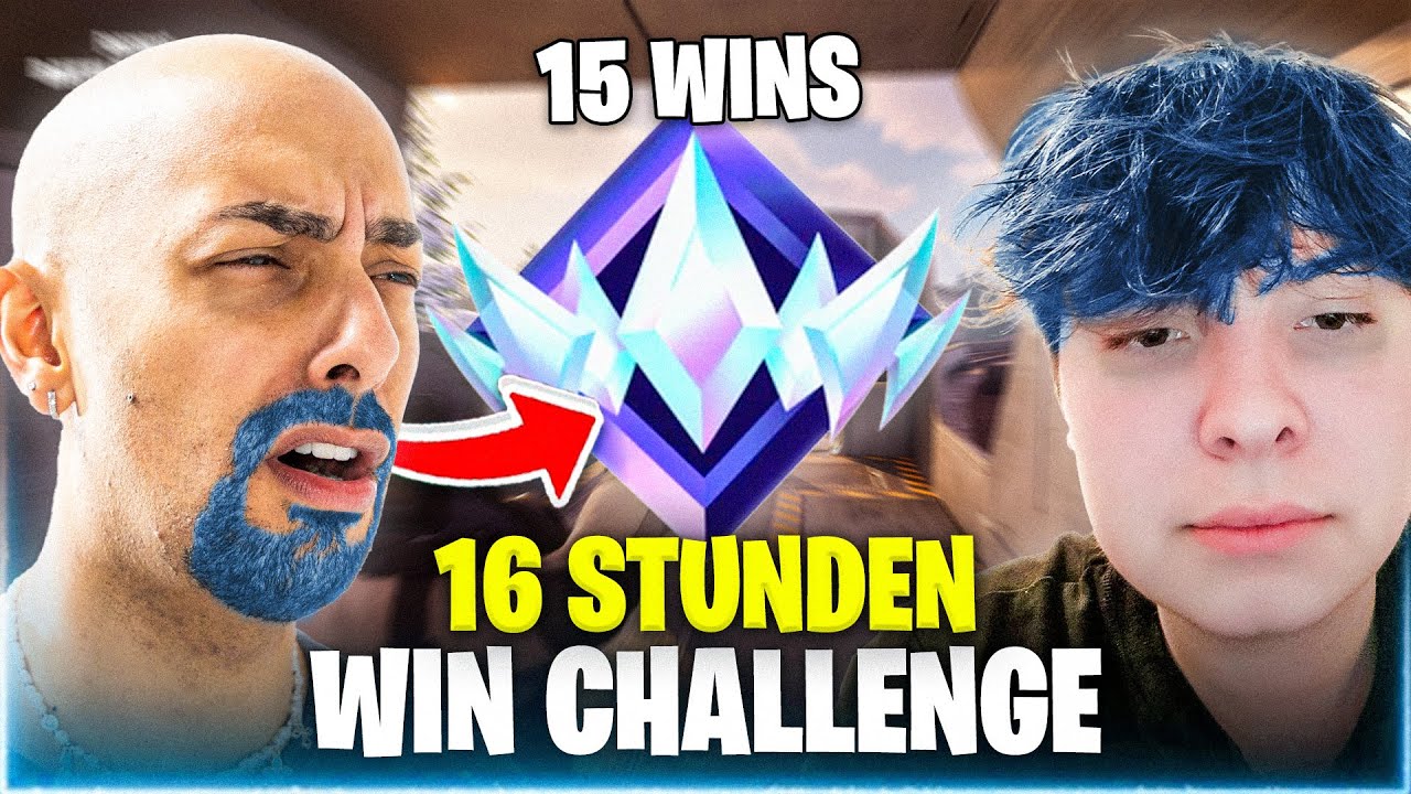 15 WINS in unreal ODER BART FÄRBEN | Win Challenge