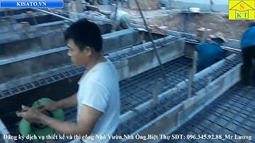 Tiến Độ Thi Công Biệt Thự Tại Ninh Bình - Giai Đoạn Ghép Coppha Và Hoàn Thiện Cốt Thép