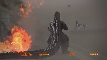 Godzilla raids again (Godzilla PS4)