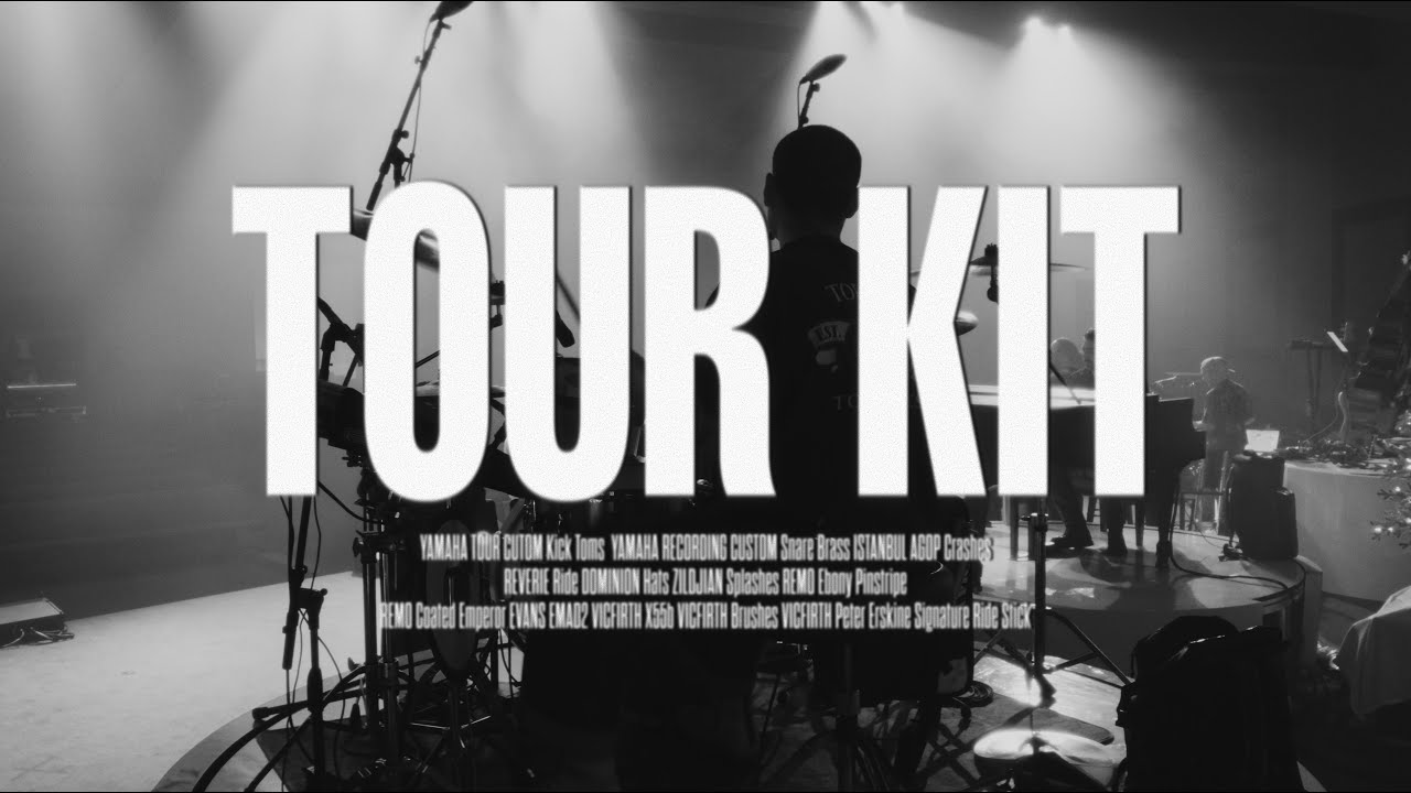 Вот так я устанавливаю свою ударную установку в туре.