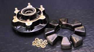 カワサキ【ゼファー400χ】純正リア ホイール ハブ ダンパーはこんな感じです。