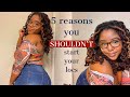 You SHOULDN'T loc your hair if......... | 5 REASONS TO NOT LOC YOUR HAIR