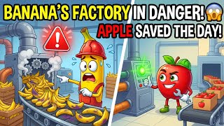 The Banana Factory Story Apple Engineer Saved Everything! | Mango &amp; Guava Workers  AI Animated Story