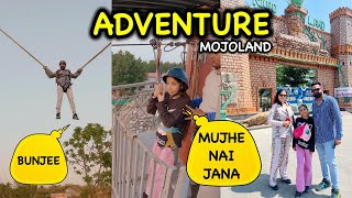 PAPA to Gaye  🤪 Adventure Rides at MOJOLAND Sonipat Delhi