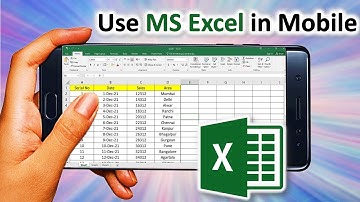 How to use MS Excel in Mobile Phone | MS Excel Tutorial in Mobile | MS Excel App in Android