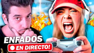 *MEJORES ENFADOS* de STREAMERS en DIRECTO! 🔥 Fesbak reacciona