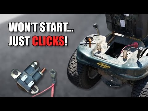 Craftsman Riding Mower Won't Start And Just Clicks: Fix It Fast