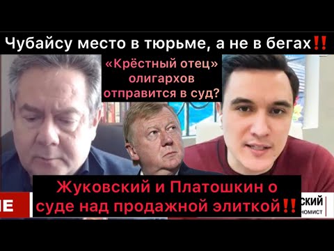 Чубайсу место в тюрьме, а не на вилле в Италии. Жуковский и Платошкин о суде над продажной элиткой